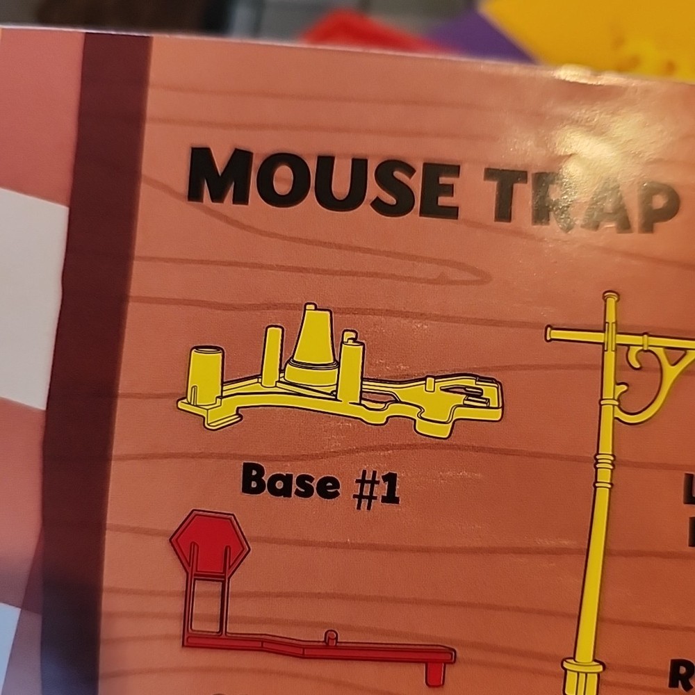 2016 Mouse Trap Game (Hasbro) Replacement Piece - Yellow Base #1