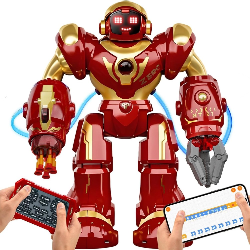 Large Interactive Marvel Robot with Voice Control & STEM Learning for Kids