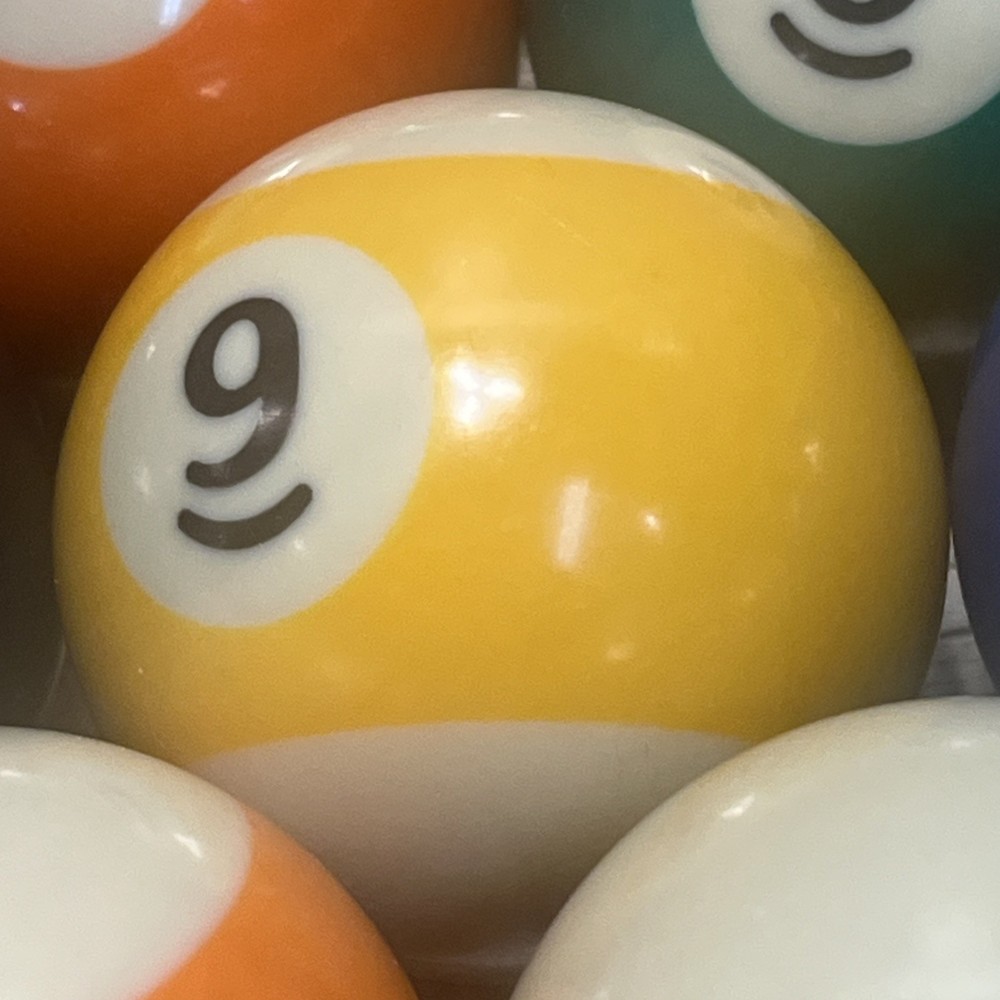 Billiard Pool Balls Complete Set as Shown With Racks