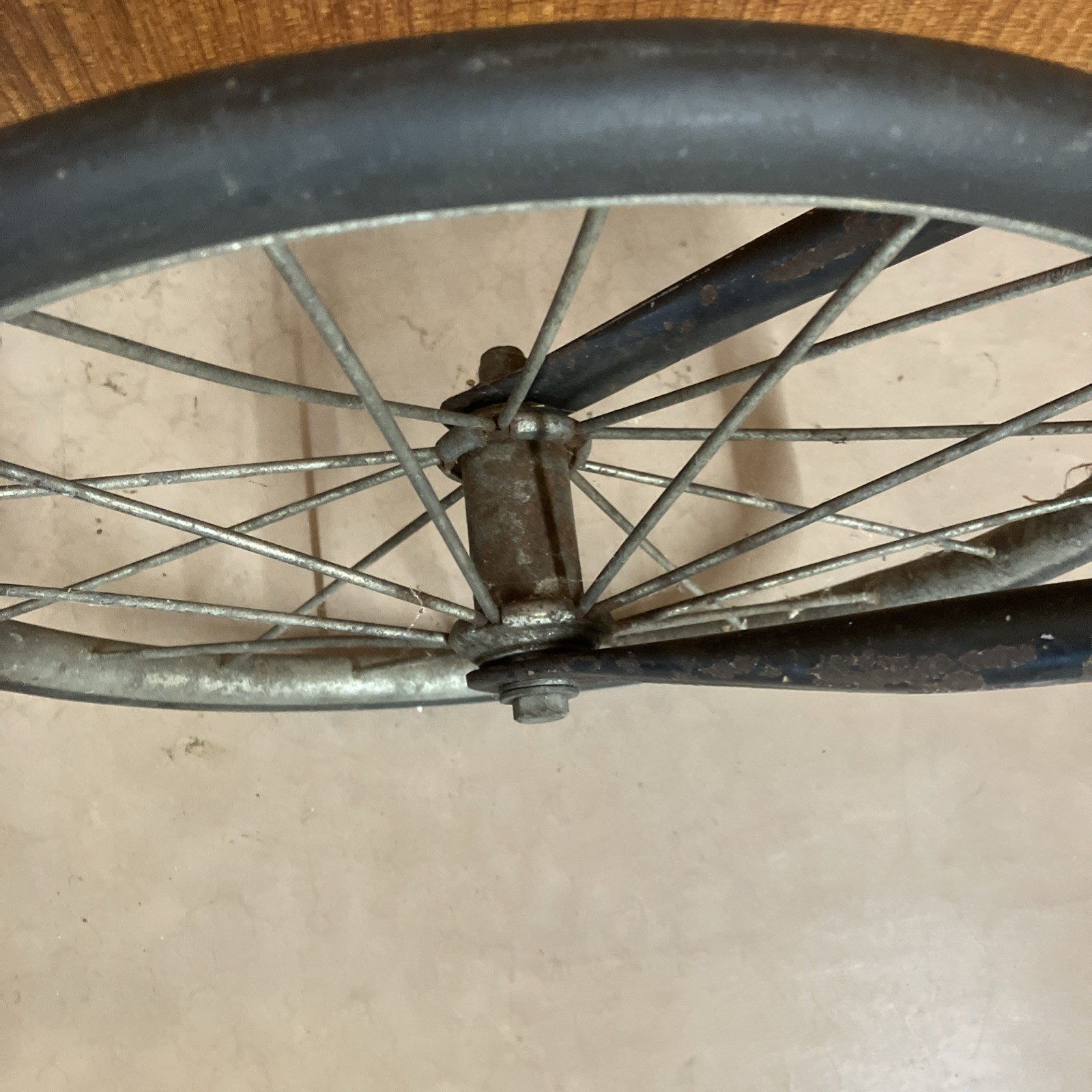 The Bone Shaker High Wheel Frame, Fork, Rear Wheel,Seat- Reproduction- Made USA-