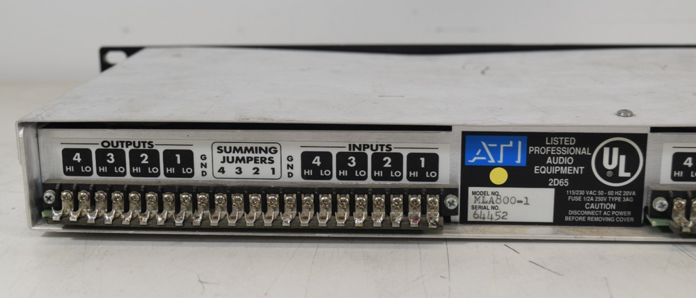 ATI Encore Series Multiple Amplifier Array MLA800-1