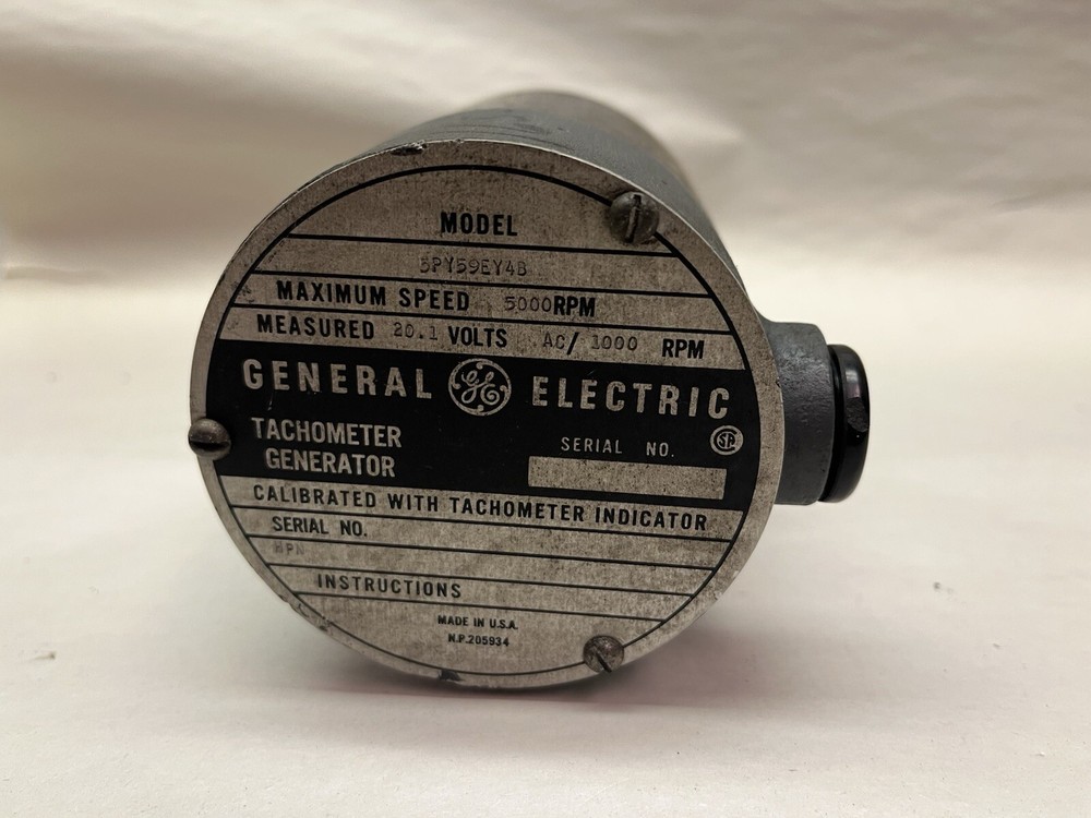 GE,5PY59EY4B,TACHOMETER GENERATOR