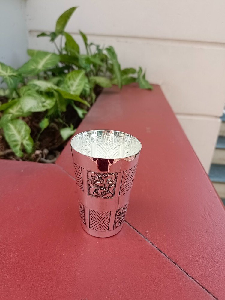 Jerusalem Kiddush Cup, Silver Plated Cup, Sam Judaica Kiddush Cup