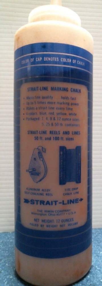 Irwin Strait-Line RED Marking Chalk 12 oz. FS