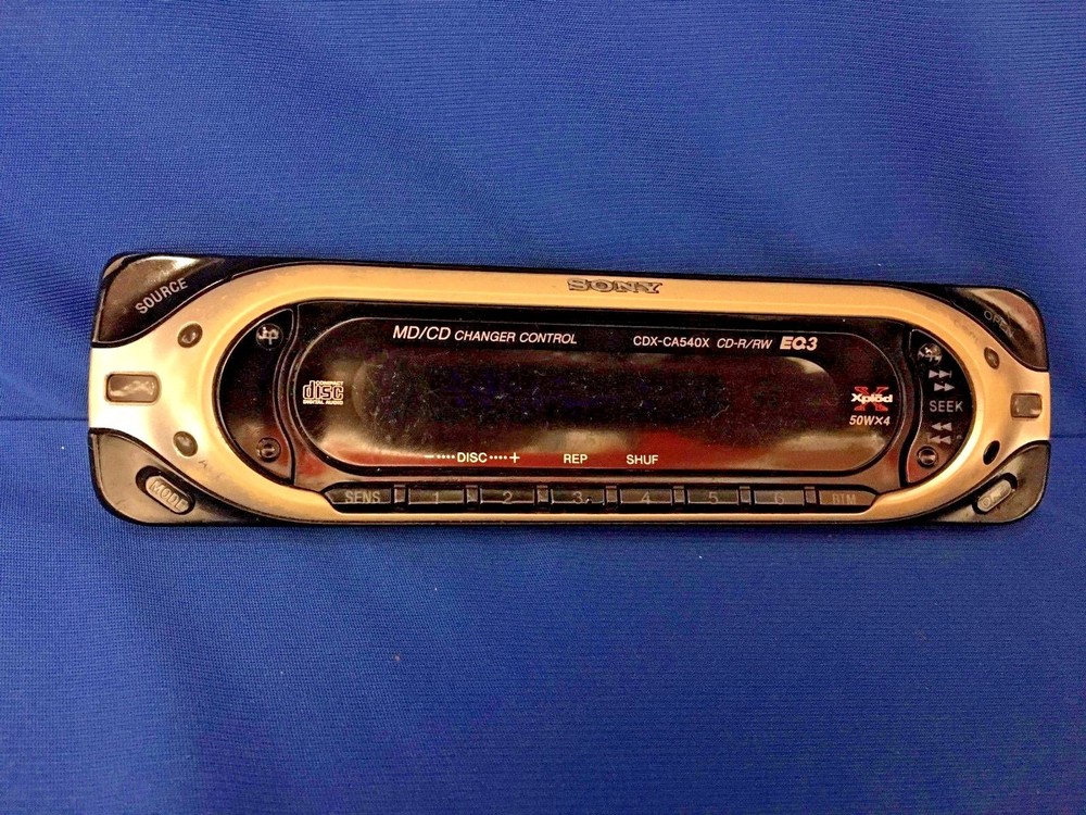 faceplate cdx-ca540x sony xplod
