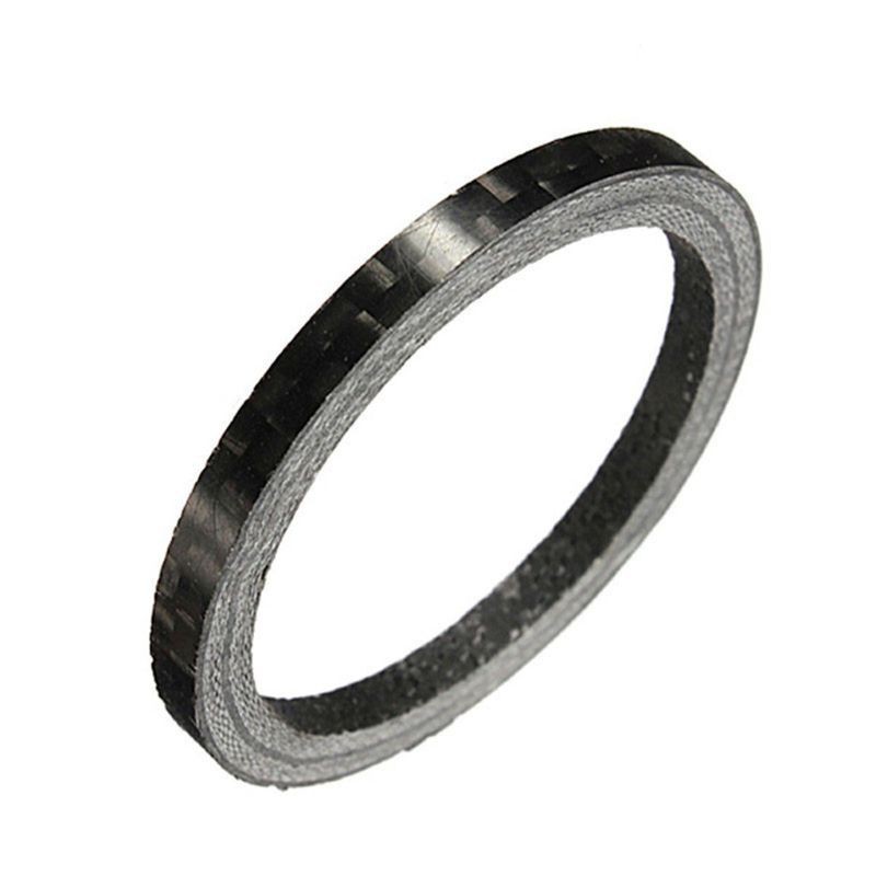 5Pcs Carbon Fiber Headset Spacers Set Threadless Front Stem Fork