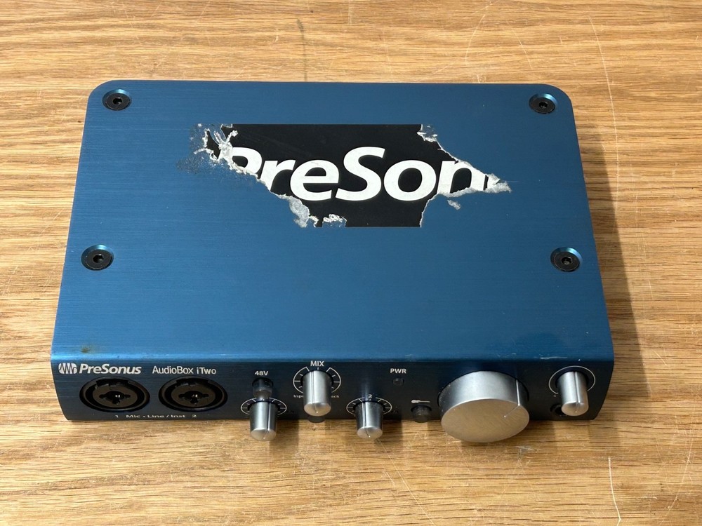 PreSonus AudioBox iTwo USB High-Definition Recording Audio Interface UNTESTED