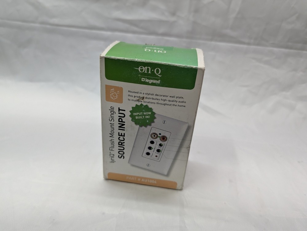 Legrand On-Q AU1004-WH Audio System Single Source Input - White