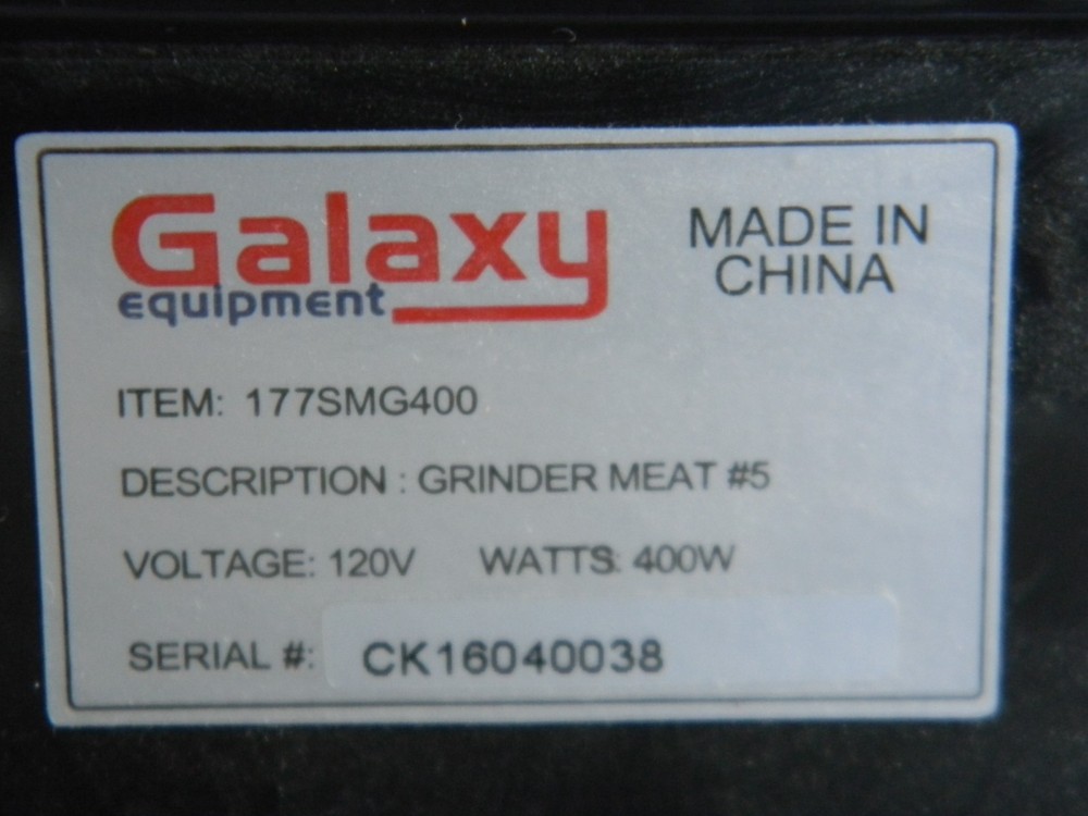 Galaxy Equipment #5 Meat Grinder