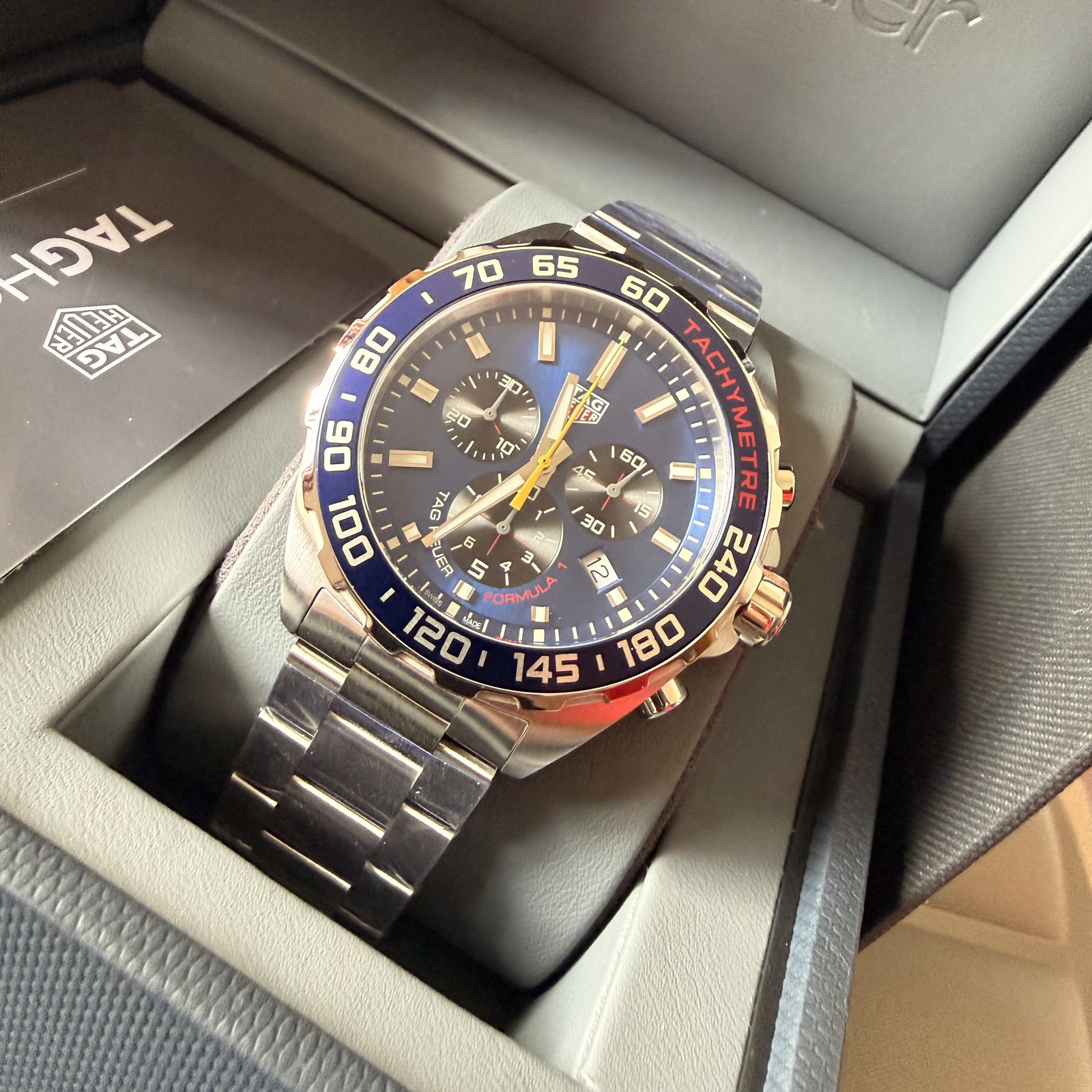 TAGHEUER Formula 1 43m Men's Watch Quartz Chronograph CAZ101AB.BA0842 Blue