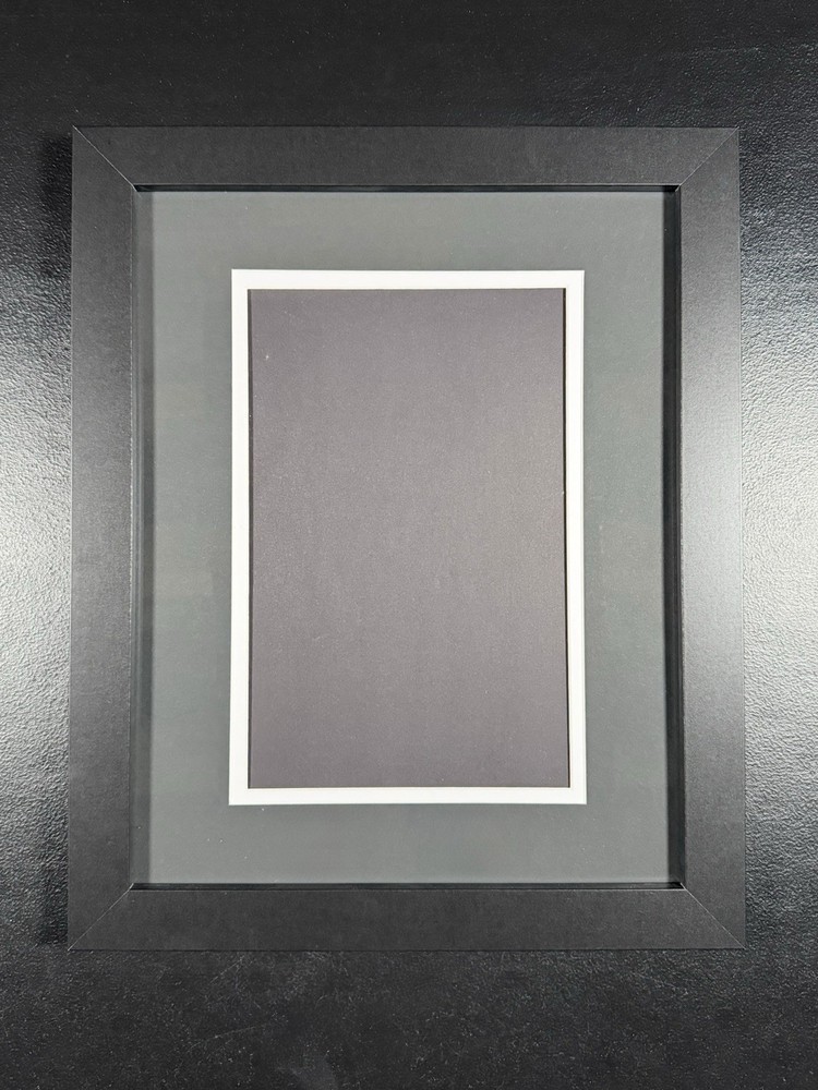 (2 Pack) BCW Comic Book FRAME - MODERN CURRENT Size Black Wood Polycarbonate