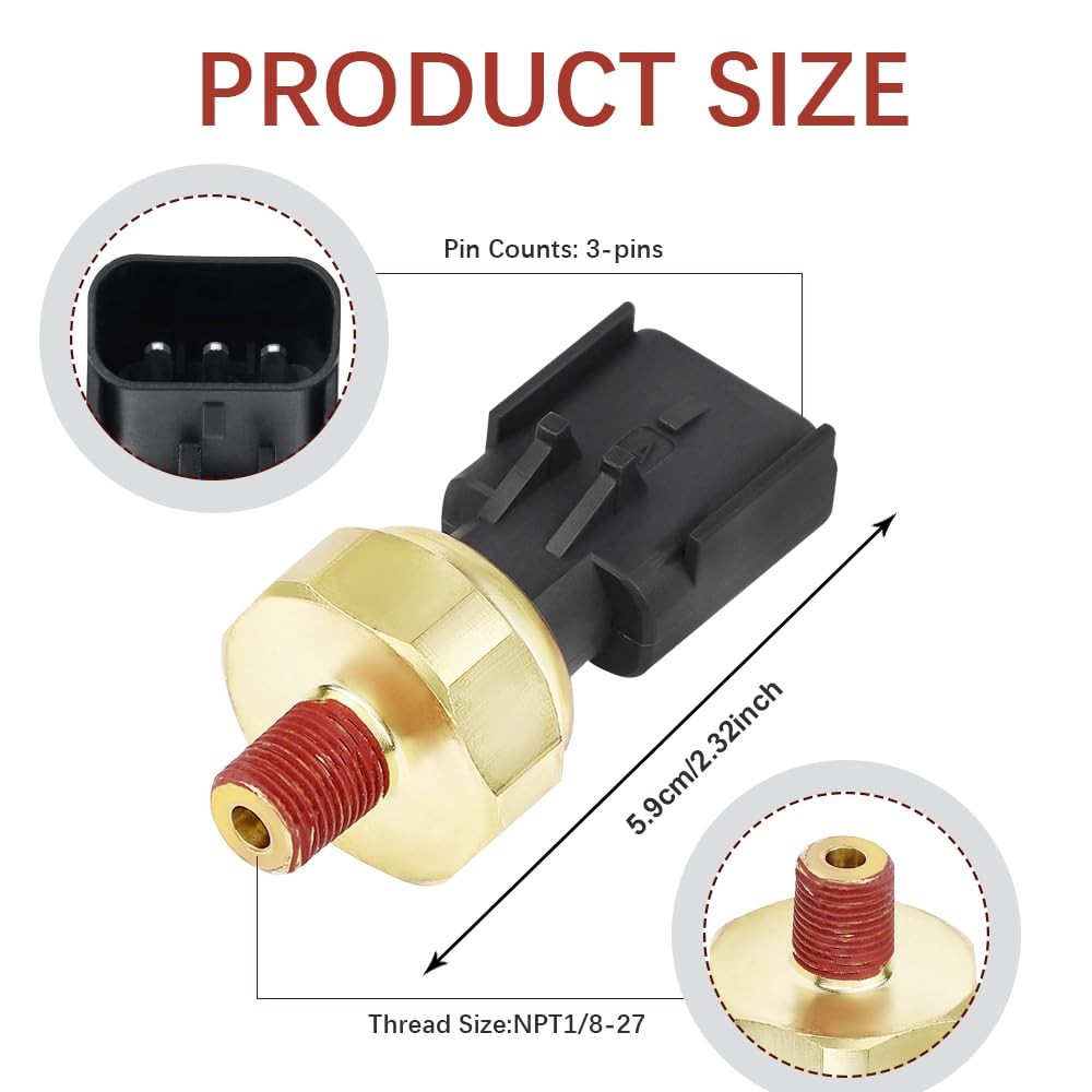 Engine Oil Pressure Sensor Switch, Sending Unit, A