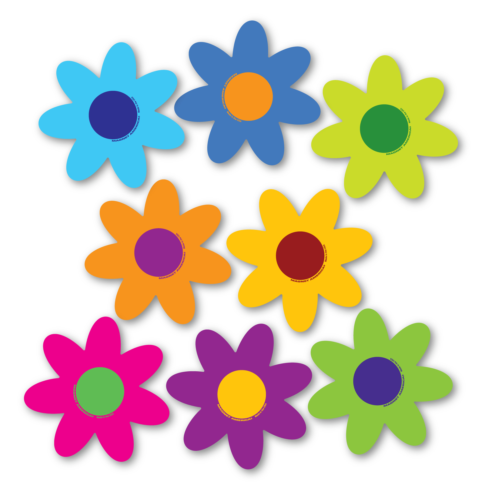 8 Piece Magnetic Flower Pack