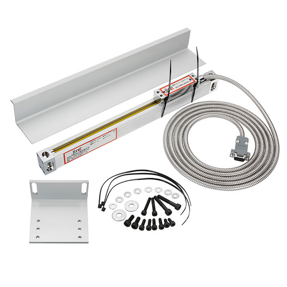 2 Axis Digital Readout+ Scale Kit For Milling Lathe Machine + Precision Linear