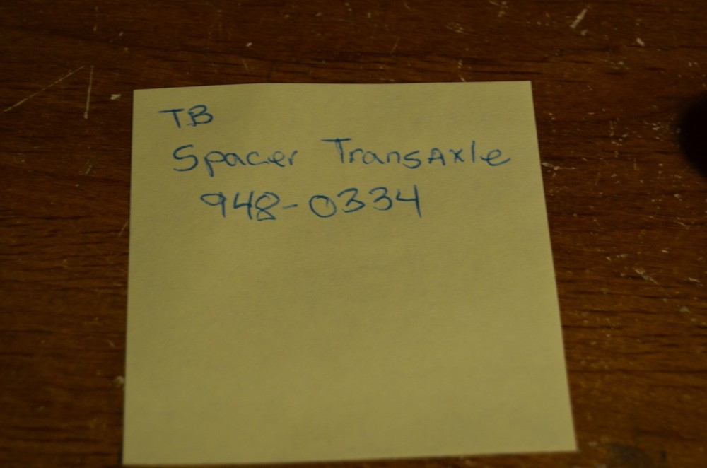 MTD 948-0334 Transaxle Spacer