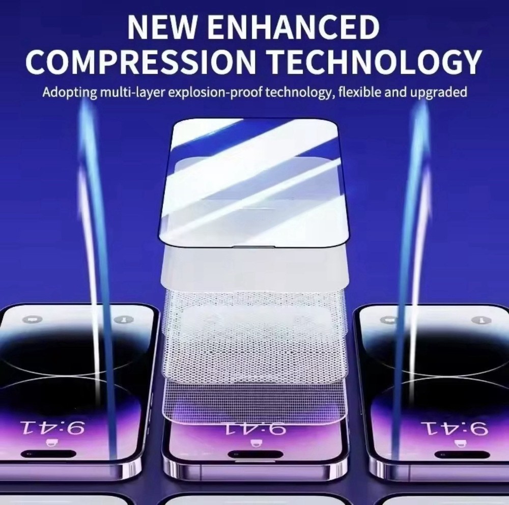 3pcs For iPhone 17 Pro Max Tempered Glass Screen Protector+Simple Tool