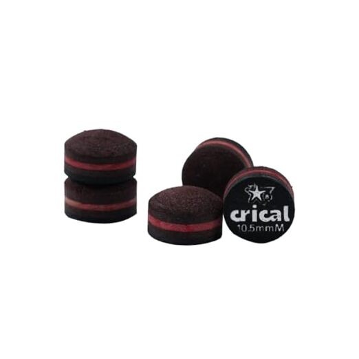 Pool Cue Tips 5 Layer Pool Stick Tips (ardness Soft/Medium/ard) 10.5mm H