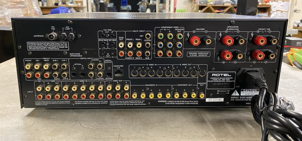Rotel RSX-1055 Surround Sound A/V Receiver - SHOWN WORKING