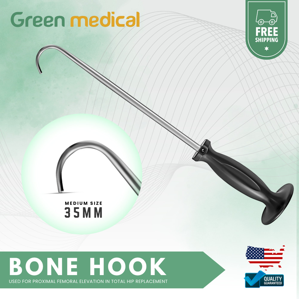 Bone Hook Retractor Medium Bone Knee Raiser Hip Retractor Orthopedic instruments