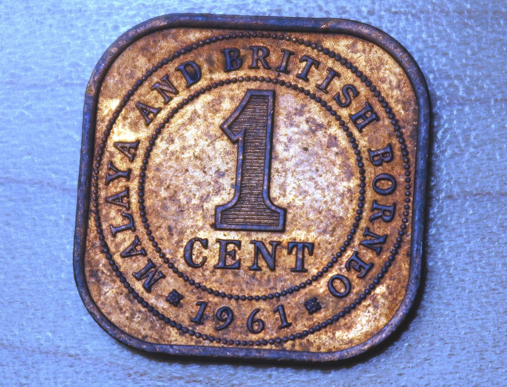 1961 Malaya & British Borneo 1 Cent