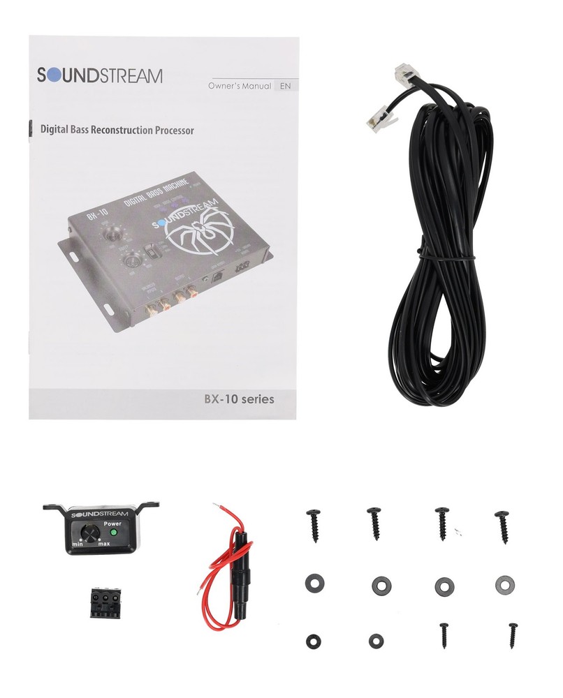 SOUNDSTREAM BX-10D DIGITAL Bass Reconstruction Sound Processor+(2) RCA Cables