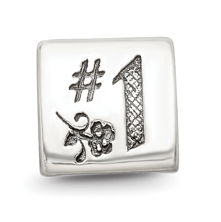 Silver Reflections Mom Trilogy Bead QRS1636
