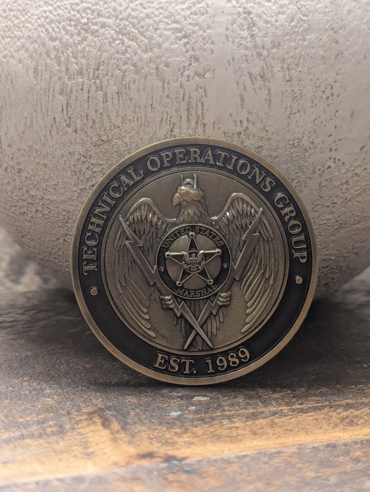 US Marshal Service Technical Operations Group Western AOR Challenge Coin