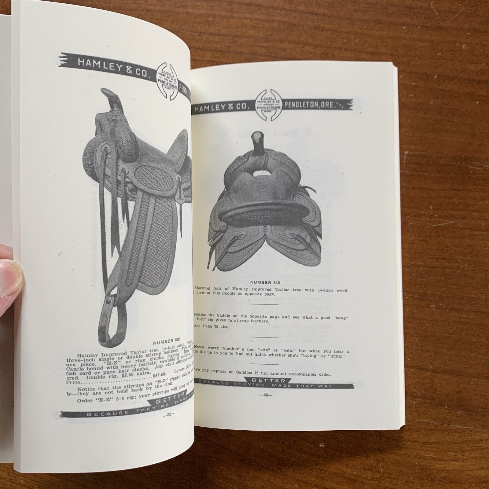 1915 Hamley Saddles Catalog No. 10 / Facsimile