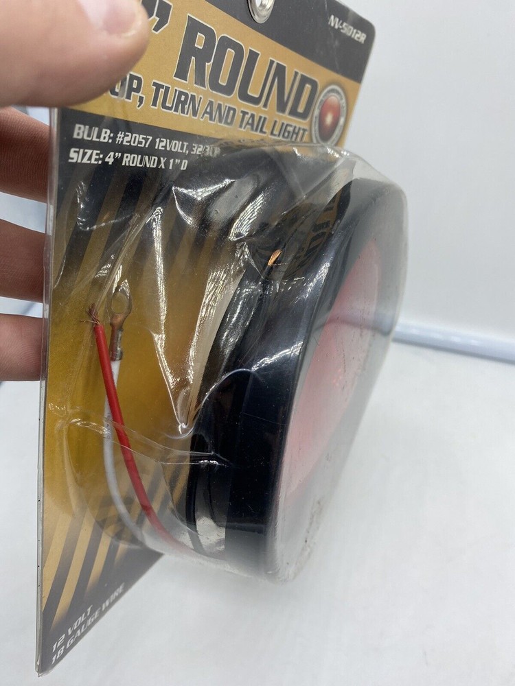 Pilot Navigator NV-5012R 4" Red Round Surface Mount Combination Light