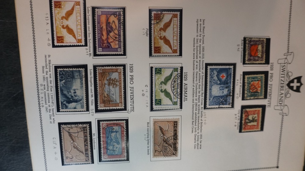 Nice Switzerland collection in album