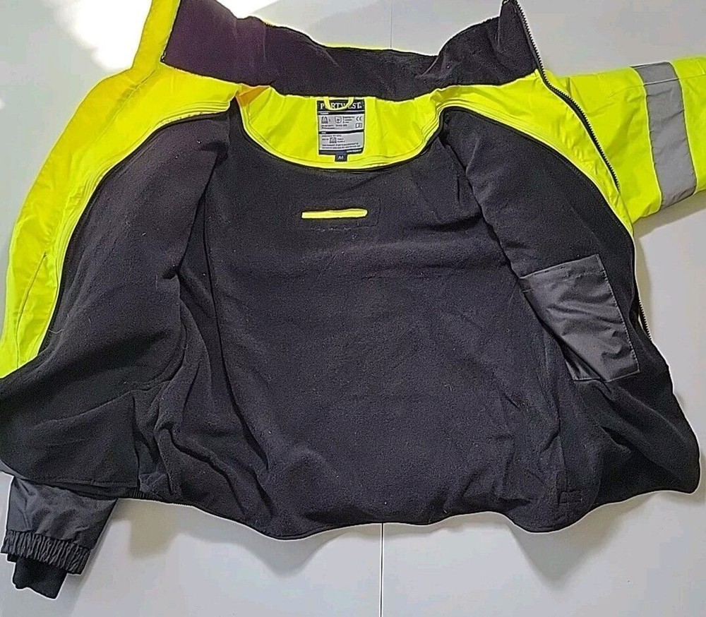 Portwest Safety Jacket Coat Medium Reflective High Visibility Type R Class 3