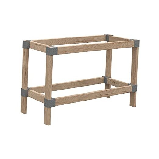 Heavyweight 2' x 4' Do-It-Yourself Workbench Kit,Gray Work Bench Kit