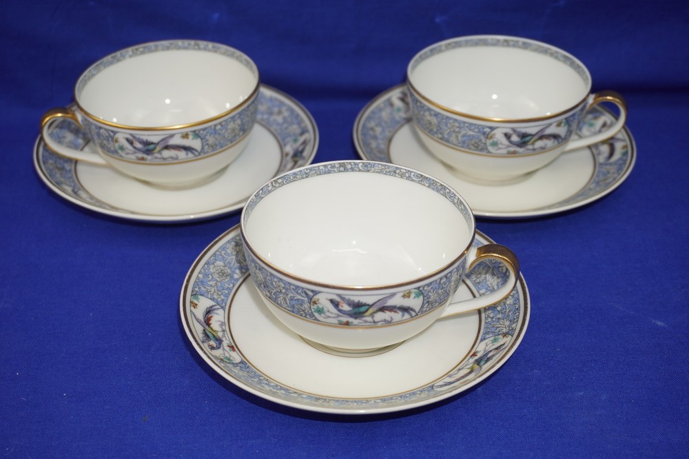Haviland Rani (3) Cup & Saucer SETS     (G7)