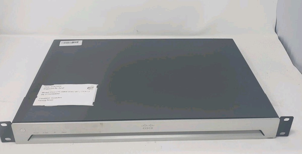 Cisco TelePresence SX80 Video Conferencing Codec TTC6-12 Video