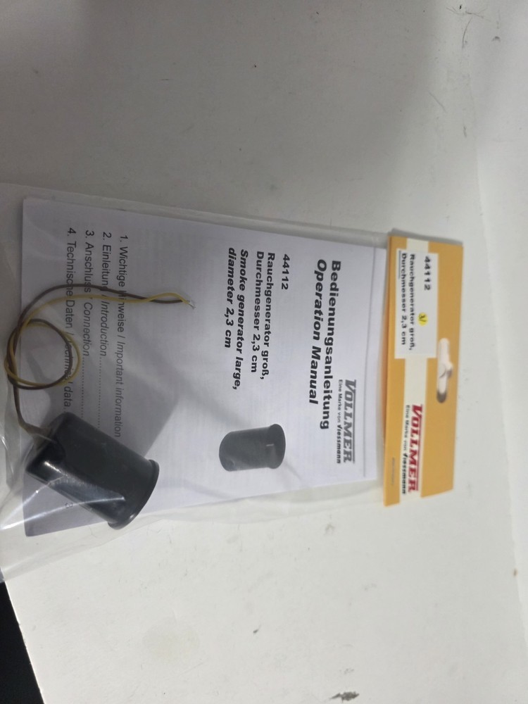 Vollmer Large Smoke Generator 44112 AC Power