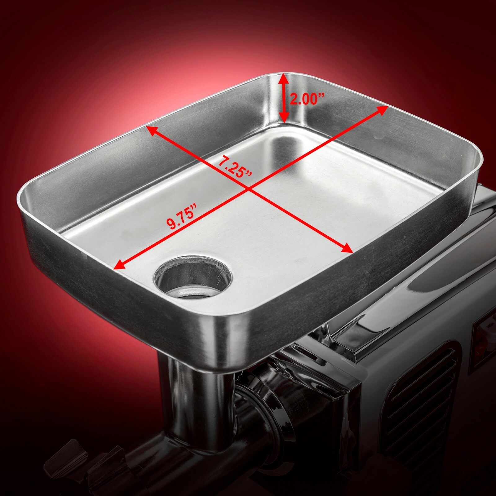 STX Turboforce "Platinum" w/Foot Pedal Electric Meat Grinder & Sausage Stuffer