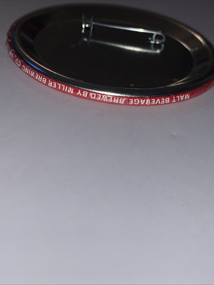 Sharp's Miller Breakthrough Non-Alcoholic Brew Button Pin-back Advertisement