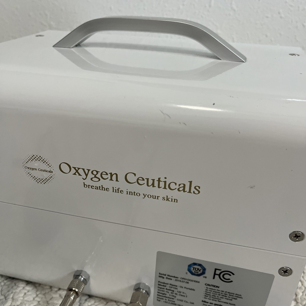 OxygenCeuticals OZ Portable Oxygen Facial Beauty Machine Tested US Plug