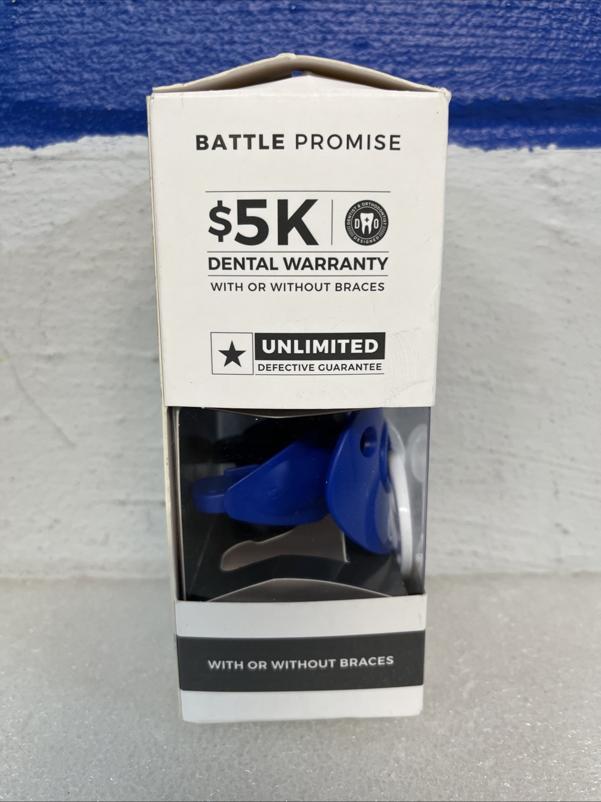 Battle Sports Binky Oxygen Lip Protector & Mouthguard Royal Blue New Sealed