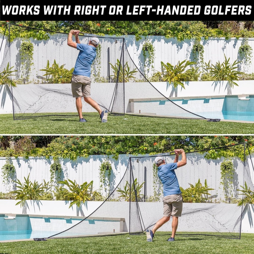Shank Net Attachment for Golf Hitting Nets - Black or Red