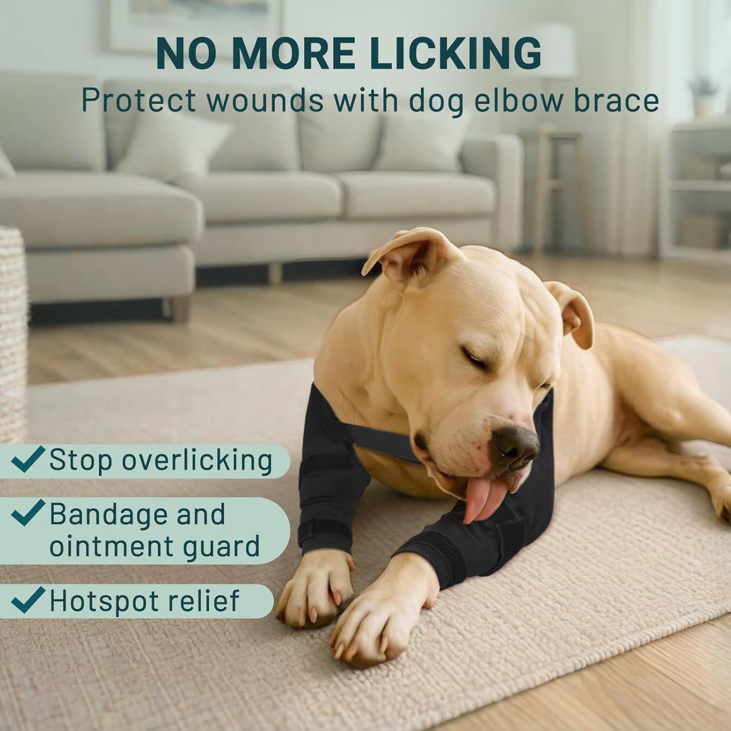 Dog Elbow Brace Protector Large Front Leg Support Arthritis Hygroma Recovery