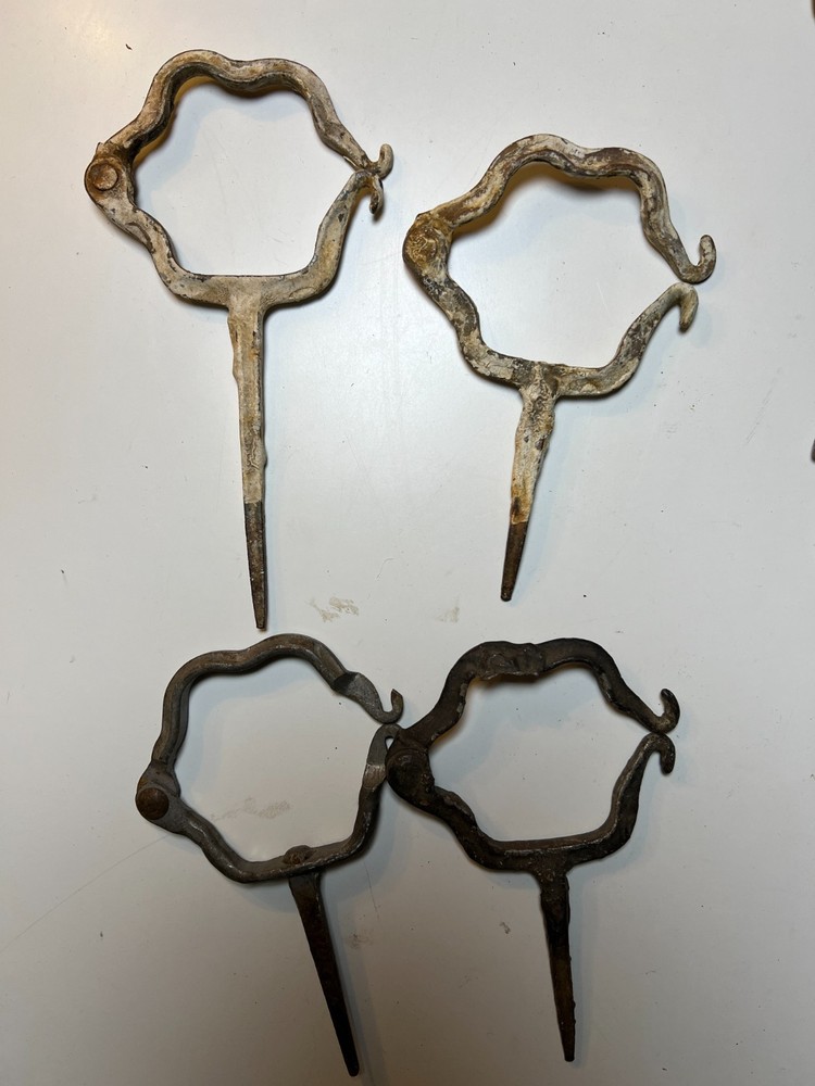 Antique Lead Rain Gutter Spout Bracket Brackets Victorian Hexagonal Rectangular