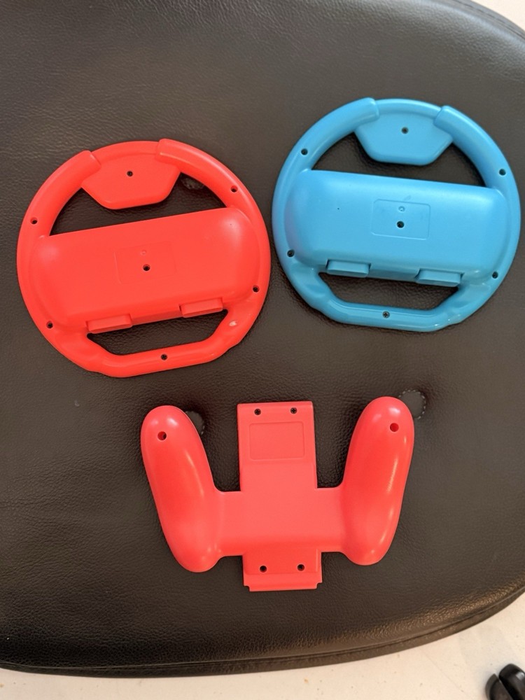 Nintendo Steering Wheel & Controller Grip Attachments for Switch