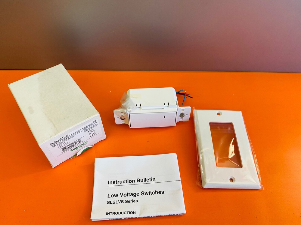 Schneider SLSLVS1LW Low Voltage Switch With Led