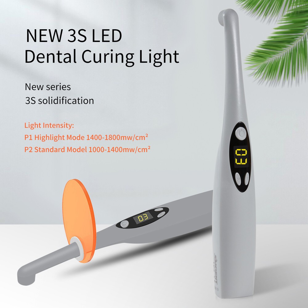 Dental LED Cordless Wireless Curing Light Lamp Cure 3 second battery
