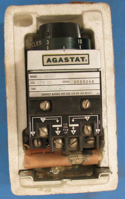 AGASTAT TIME DELAY RELAY 2422FF