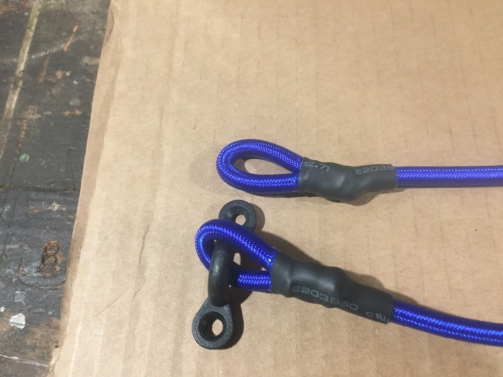 boat rod straps royal blue