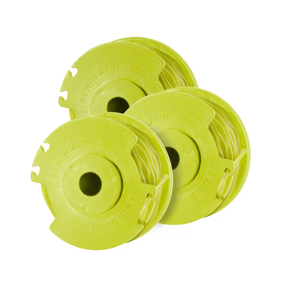 RYOBI Replacement Twisted 0.080-inch Auto Feed Line Spools (3-Pack)