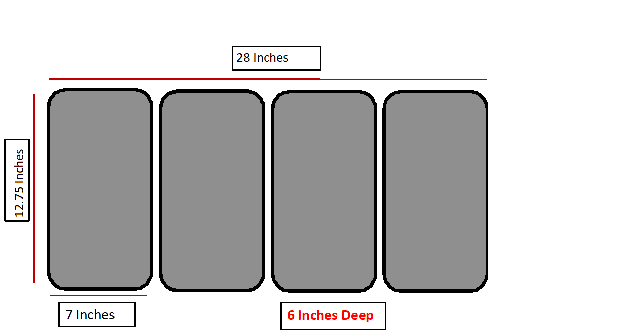 3 Compartment STANDARD SMALL + 1 HAND WASH Portable Concession Sink