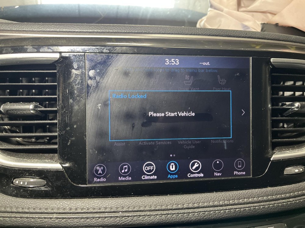 Used A/C Selector Switch fits: 2018 Chrysler Pacifica front 3 zone temperature c